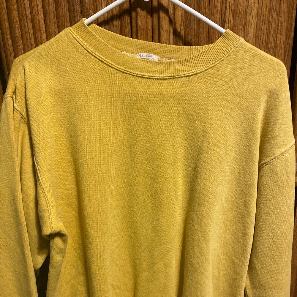 Yellow pullover